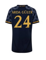 Real Madrid Arda Guler #24 Vieraspaita Naisten 2023-24 Lyhythihainen